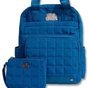 STEVE MADDEN Women's Backpack FULL SZ w/Purse Blue Brosie BRAND-NEW w/tags